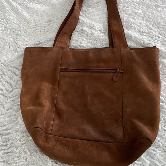 Brown Leather suede purse - Picture 6 of 9